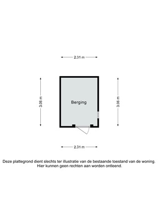 Plattegrond - Putstraat 46, 6372 BK Landgraaf - Putstraat 46 Landgraaf - Berging 2D.jpg